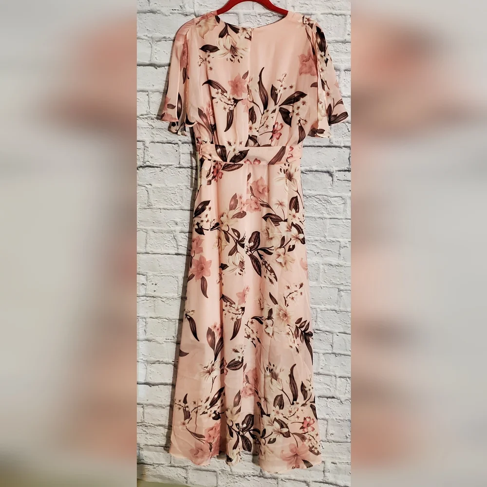 💝Eliza J Hi-Lo Blush Maxi Dress - Picture 11 of 14